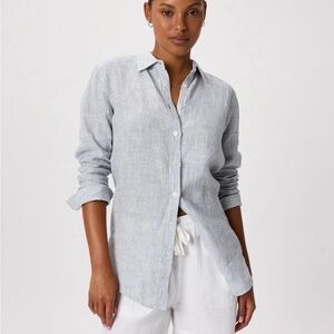 100% European Linen Long Sleeve Shirt